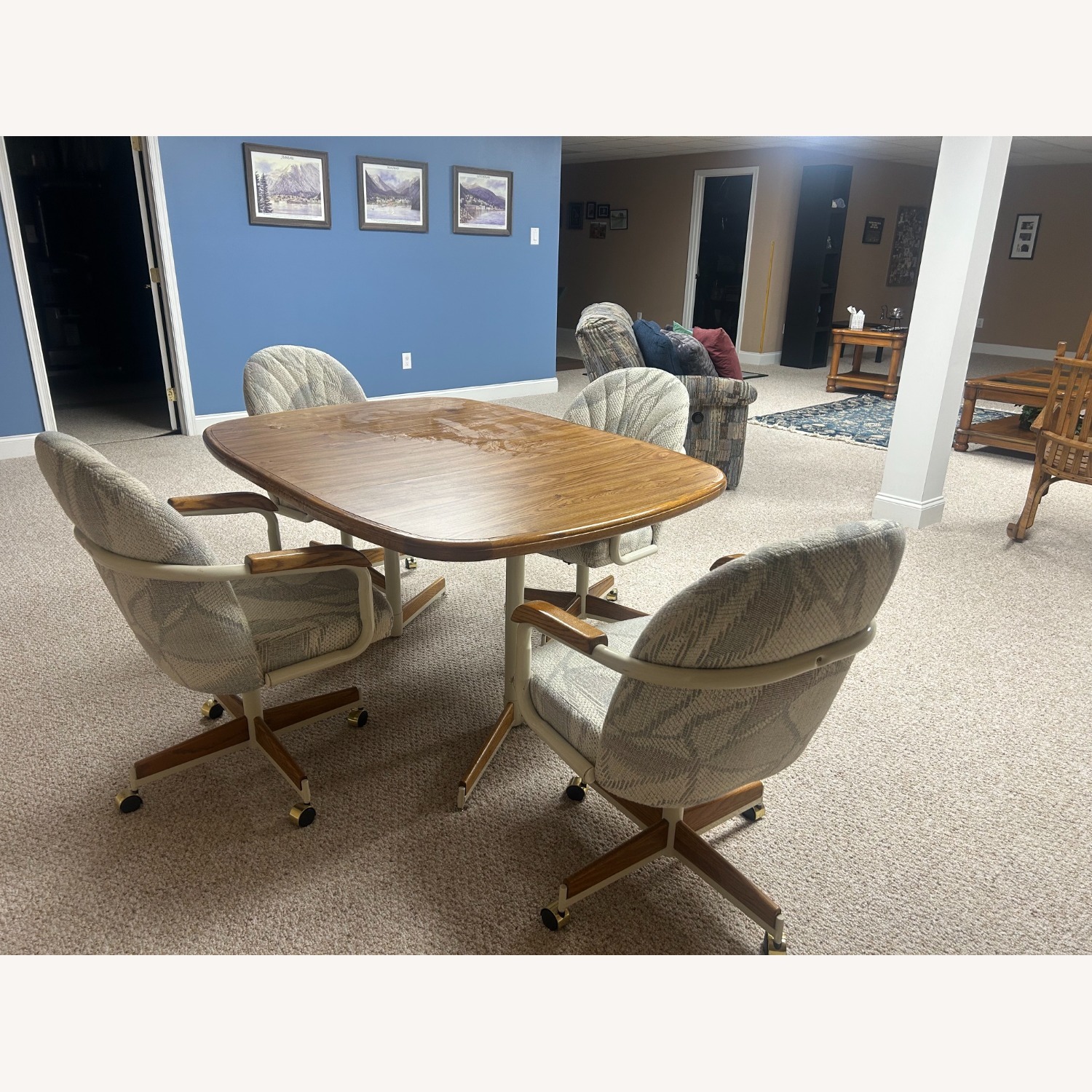 Pottery Barn Light Brown Wood Dining Sets - image-4