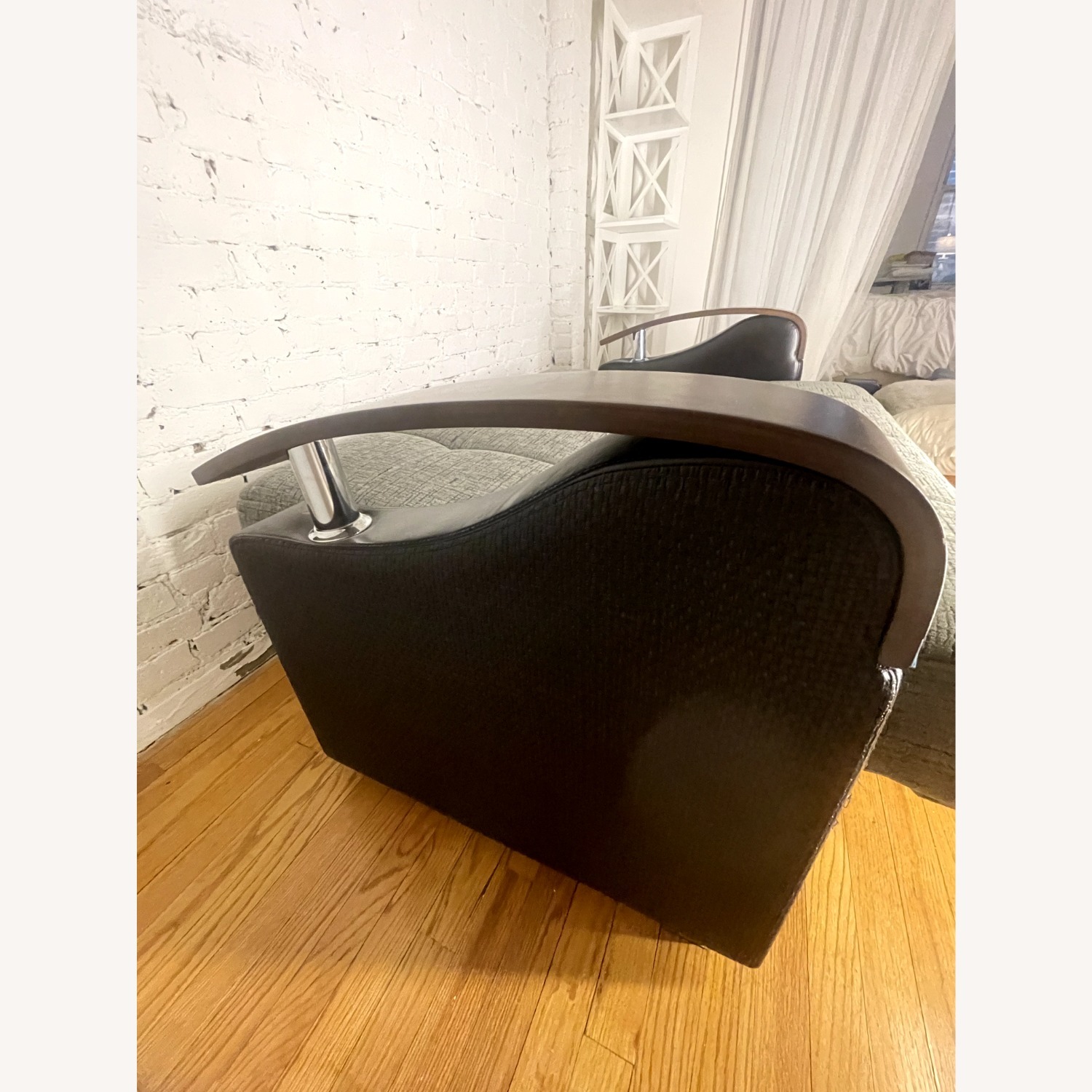 Beliani Luna Sleeper Loveseat w Storage & Matching Pillows - image-11