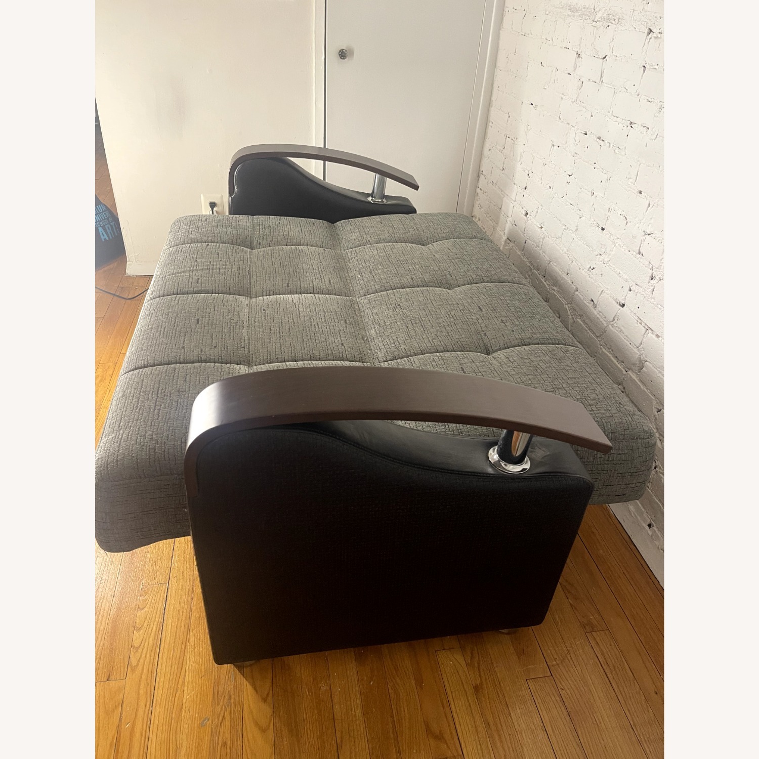 Beliani Luna Sleeper Loveseat w Storage & Matching Pillows - image-12
