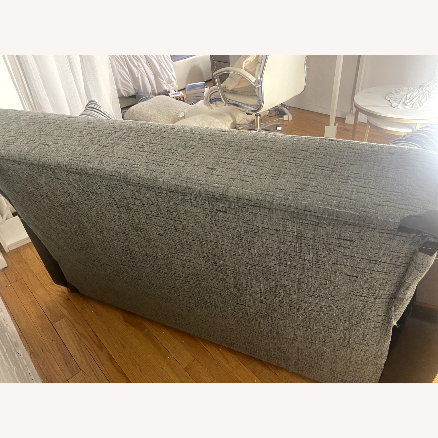 Beliani Luna Sleeper Loveseat w Storage & Matching Pillows - image-6