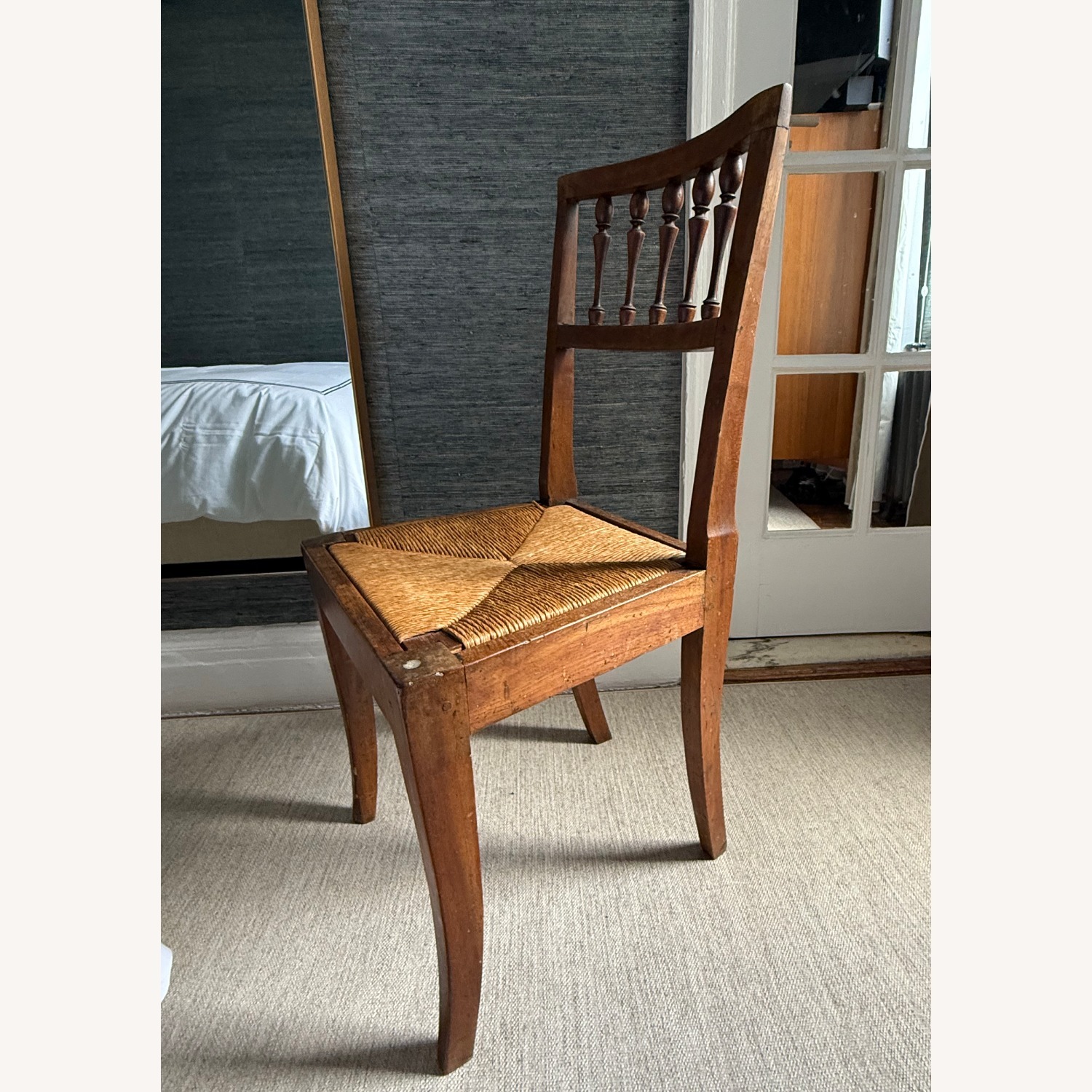 Dark Brown Wood Dining Chairs - image-2