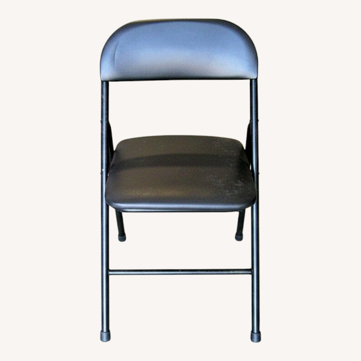 Black Metal Accent Chairs Folding Chairs - image-0