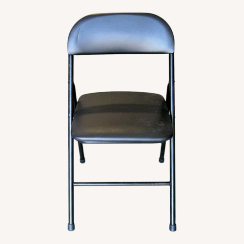 Used Black Metal Accent Chairs Folding Chairs for sale on AptDeco