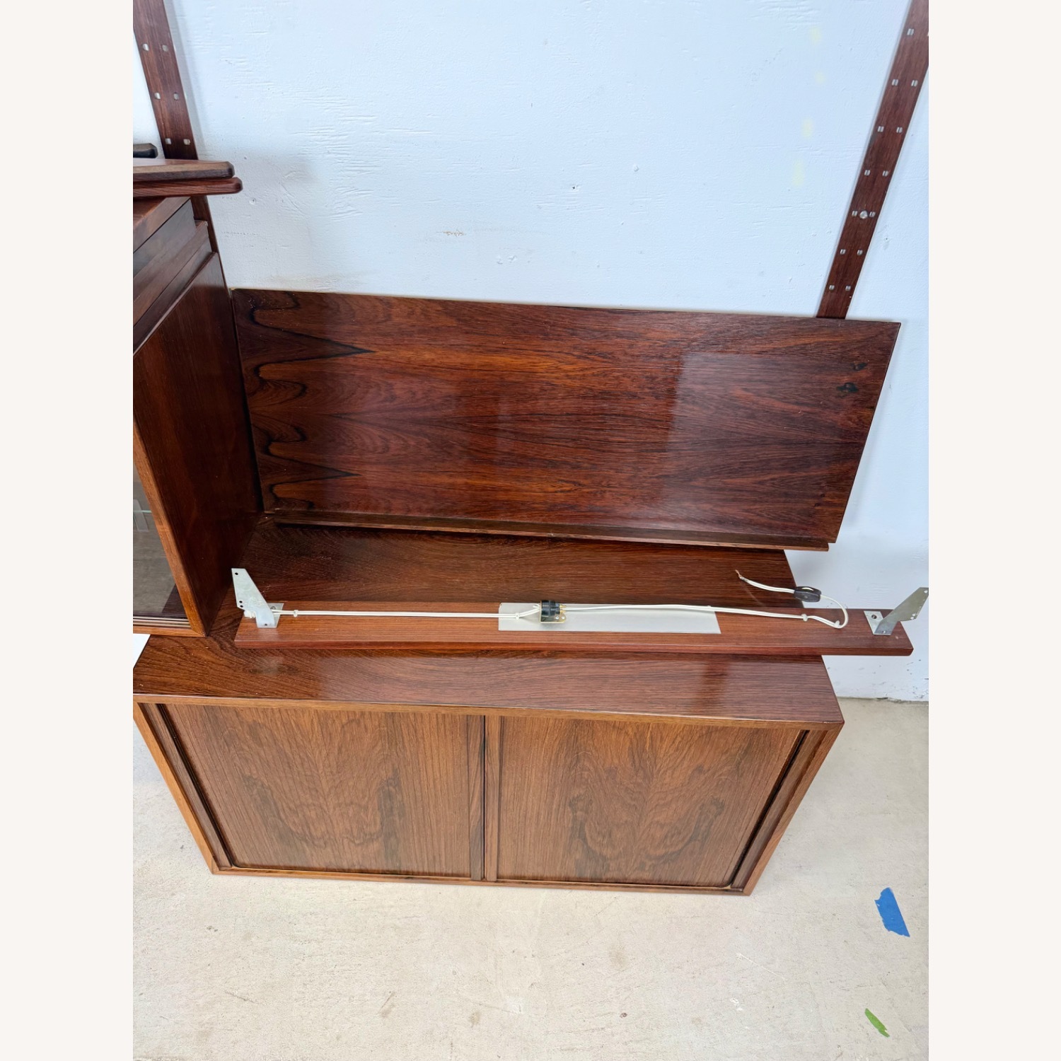 MCM Danish Rosewood Three-Bay Modular Wall Unit - image-20