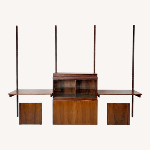 Used MCM Danish Rosewood Three-Bay Modular Wall Unit for sale on AptDeco