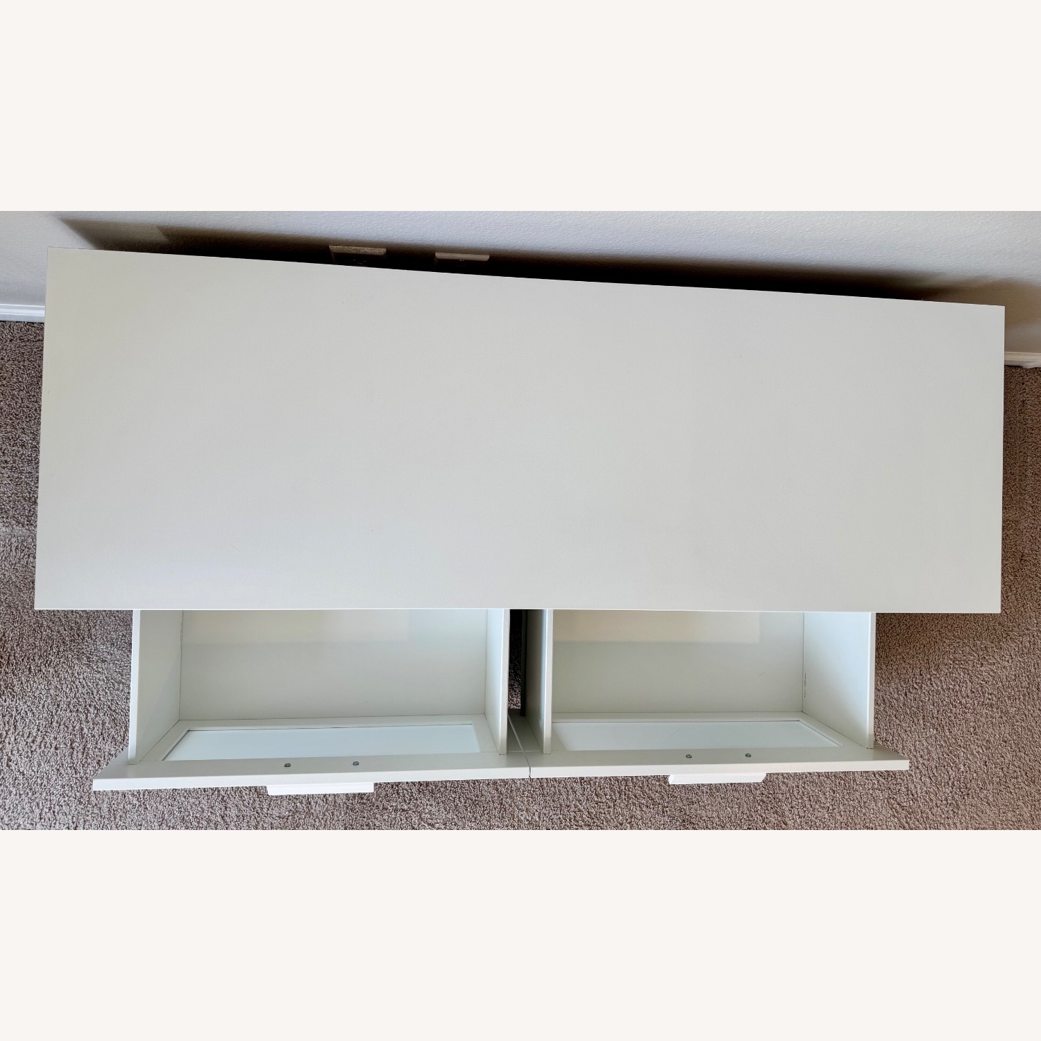 IKEA Brimnes White Wood Media Storage - image-2