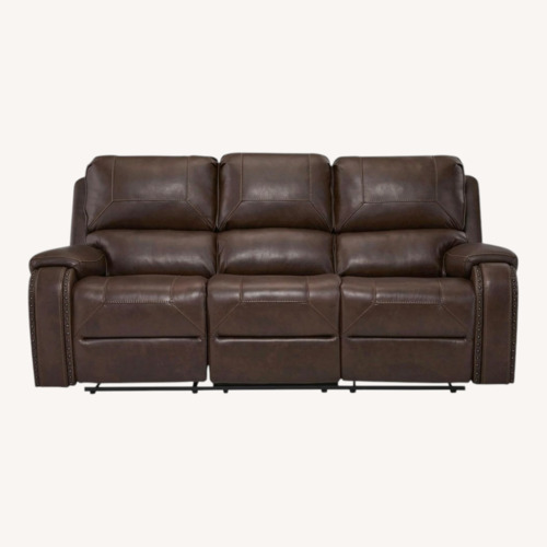 Used Raymour & Flanigan Dark Brown 3+ Seater Sofa for sale on AptDeco