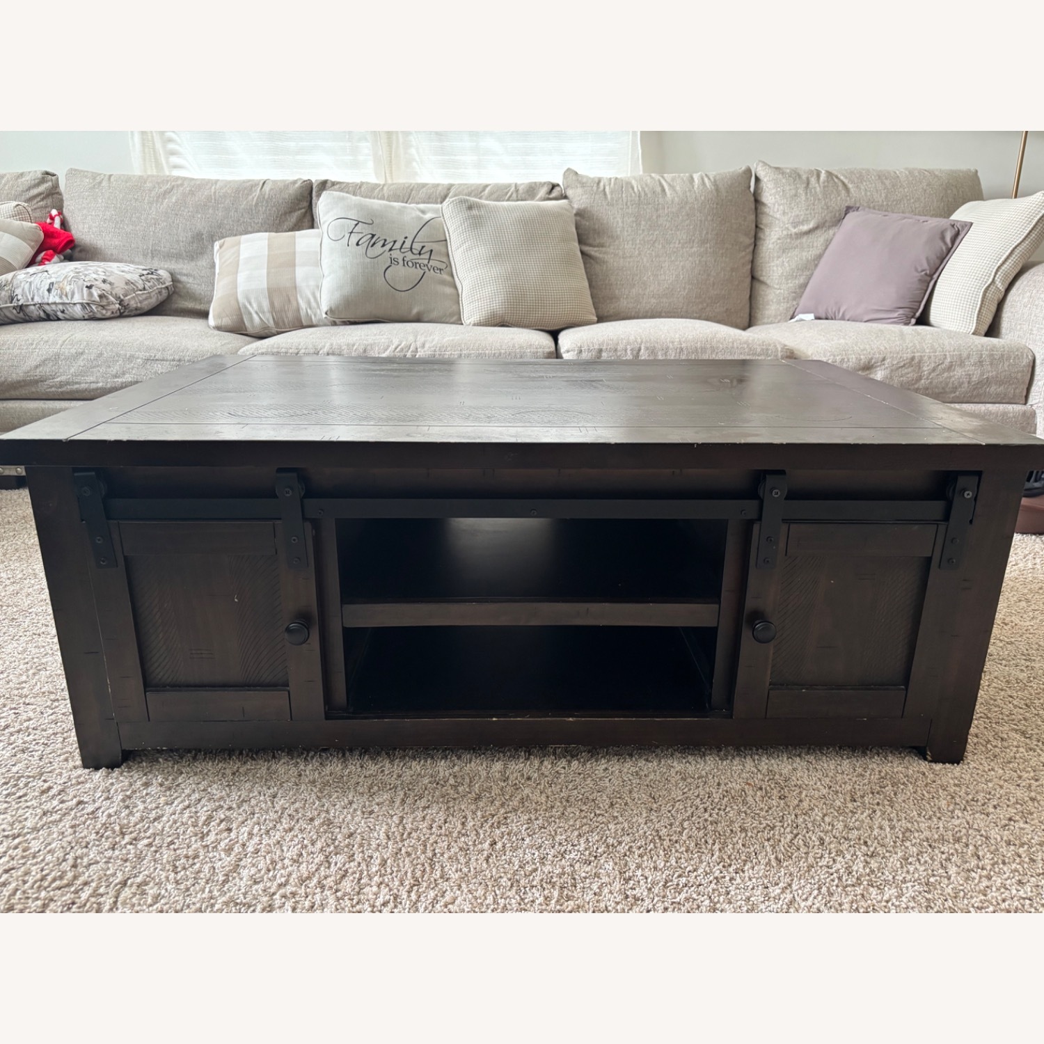 Bob's Discount Montana Brown Storage Coffee Table  - image-2