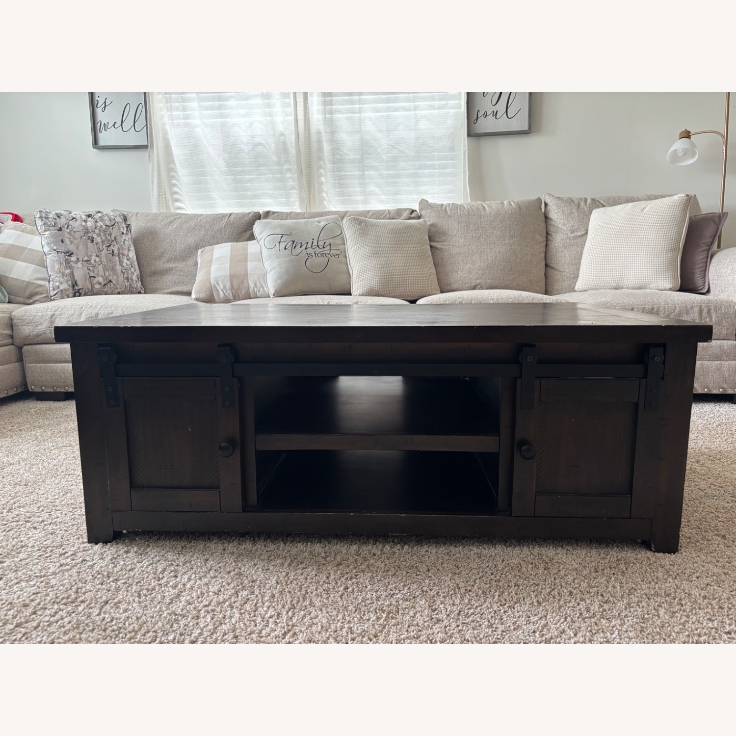 Bob's Discount Montana Brown Storage Coffee Table  - image-1