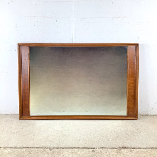Used Vintage Walnut & Pecan Mirror Mid-Century for sale on AptDeco