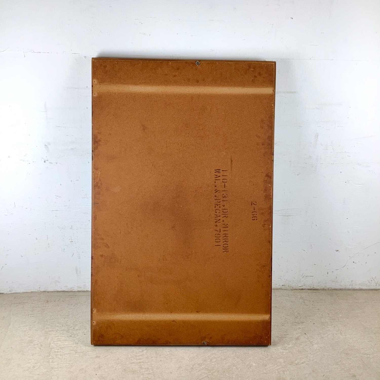 Vintage Walnut & Pecan Mirror Mid-Century - image-18