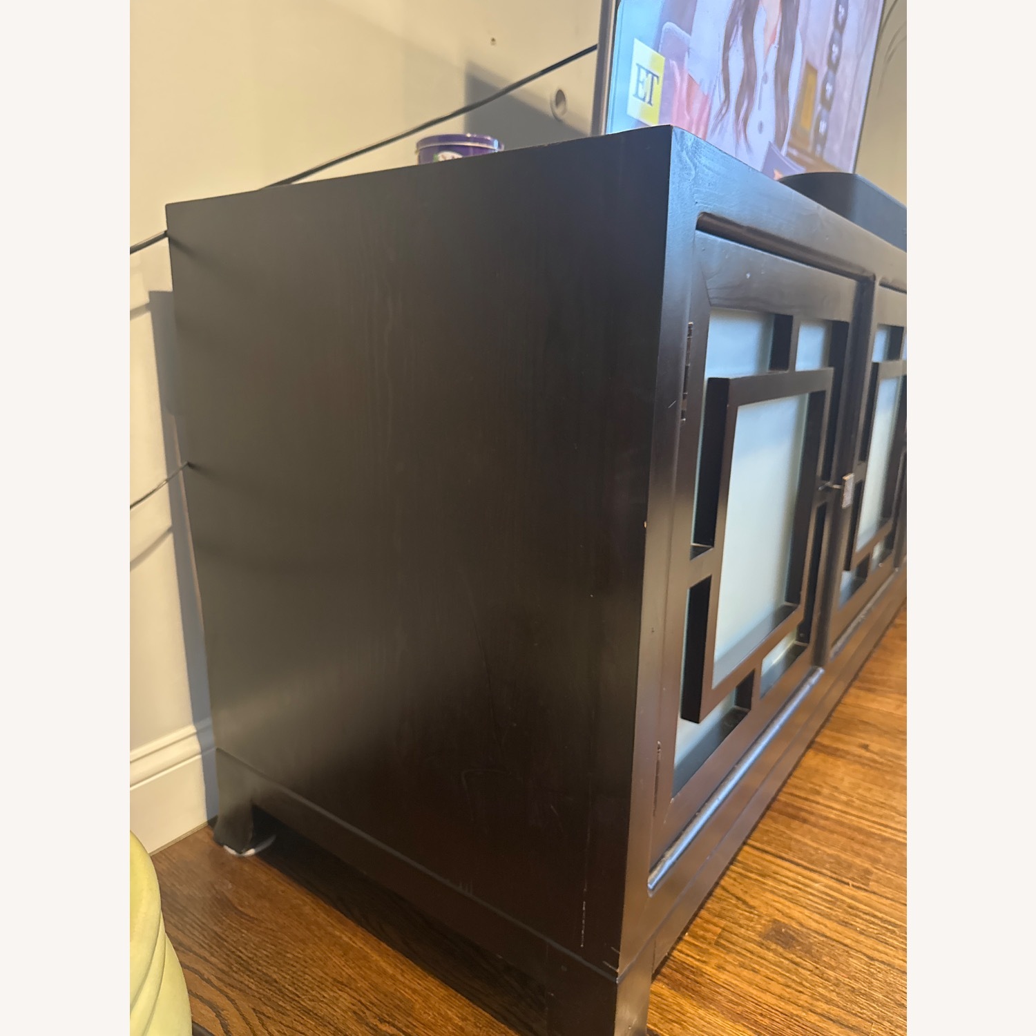 Dark Brown Media Storage - image-3