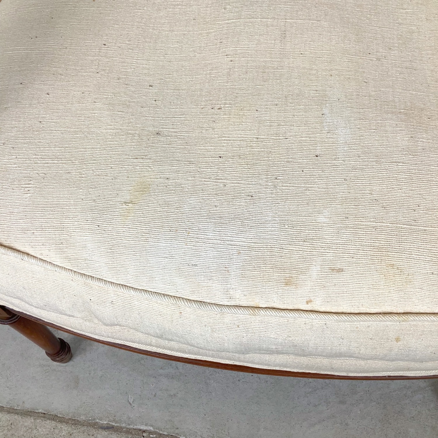 Vintage French LOUIS XVI Style Fauteuil Armchair - image-20