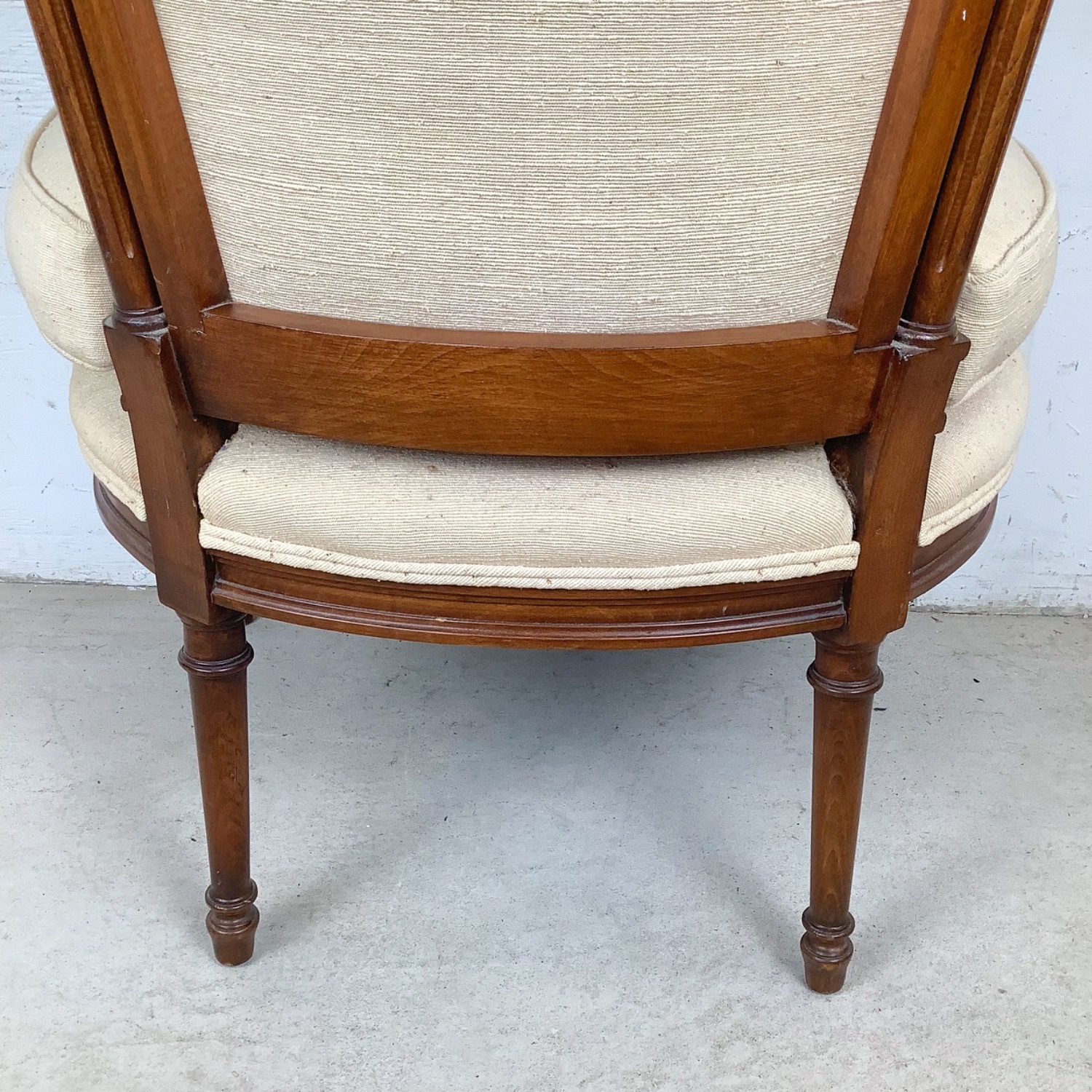 Vintage French LOUIS XVI Style Fauteuil Armchair - image-15