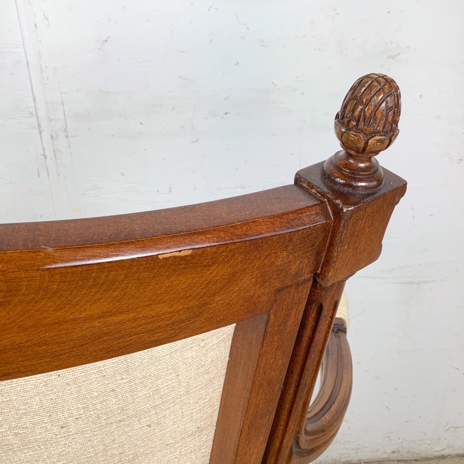 Vintage French LOUIS XVI Style Fauteuil Armchair - image-16