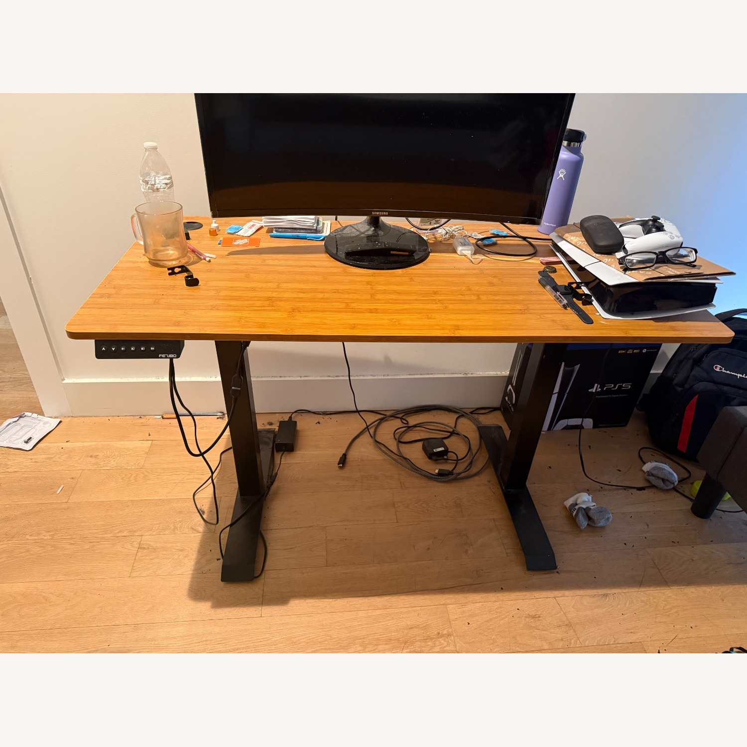 Amazon Fezibo Desk Adjustable Height - image-1