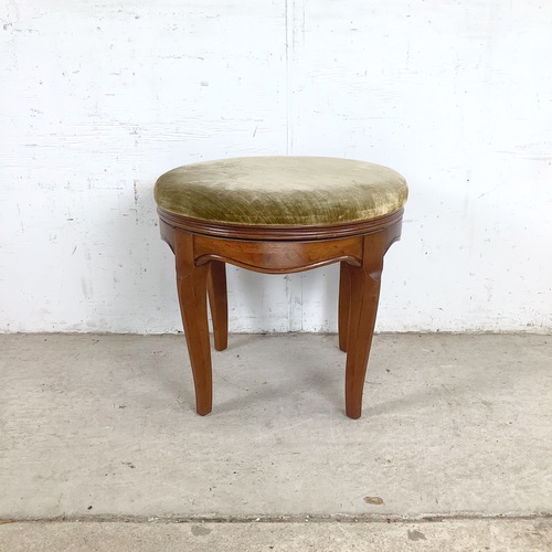 Used Vintage French Provincial Swivel Stool for sale on AptDeco