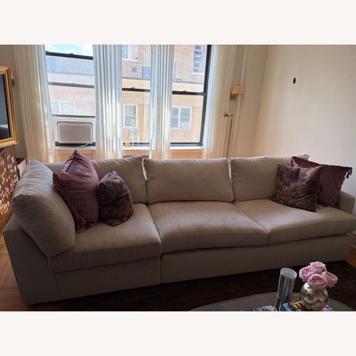Used Crate & Barrel Lounge Natural 3+ Seater Sofa for sale on AptDeco