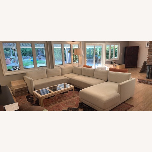 Used Interior Define White 3+ Piece Sectional for sale on AptDeco