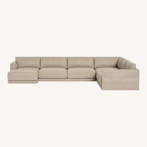 Used Interior Define White 3+ Piece Sectional for sale on AptDeco