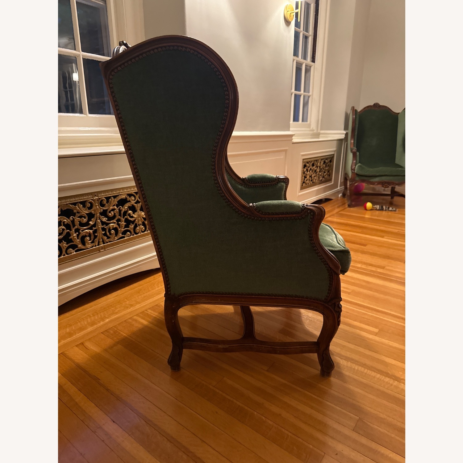 Antique High-Backed Louis XV Bergere Chairs - image-2