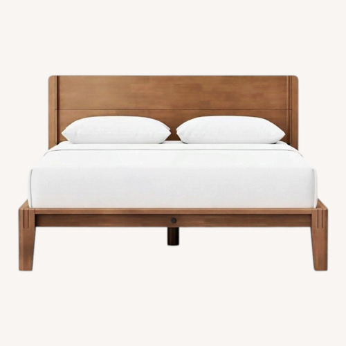 Used Thuma The Bed Walnut Wood Queen Bed for sale on AptDeco