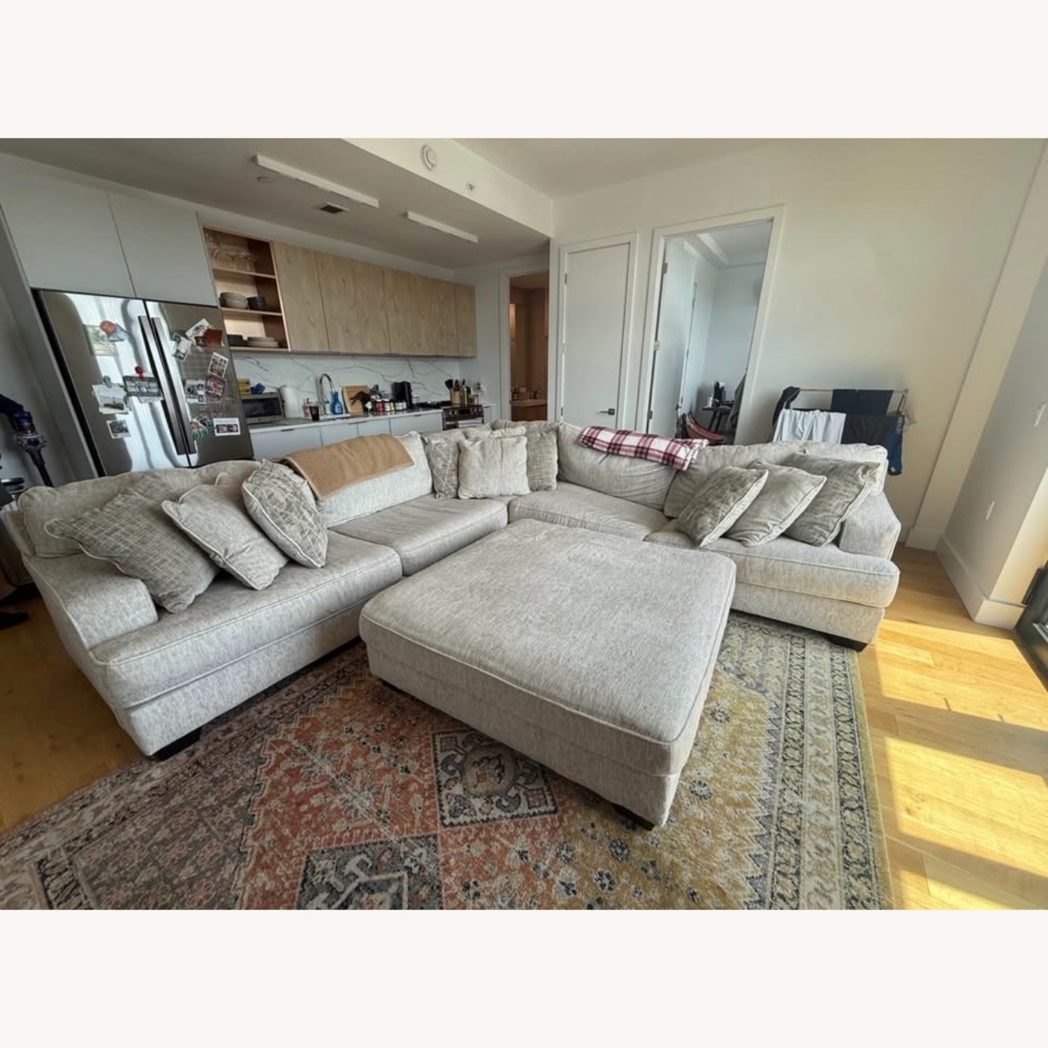 Raymour & Flanigan Sectional Couch - image-2