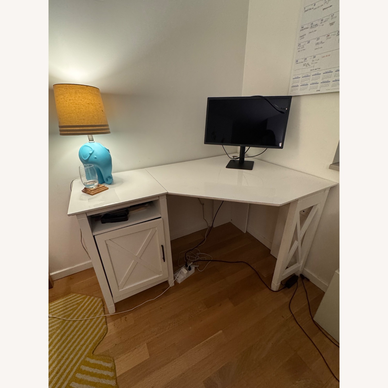 Wayfair White Wood Desk - image-2