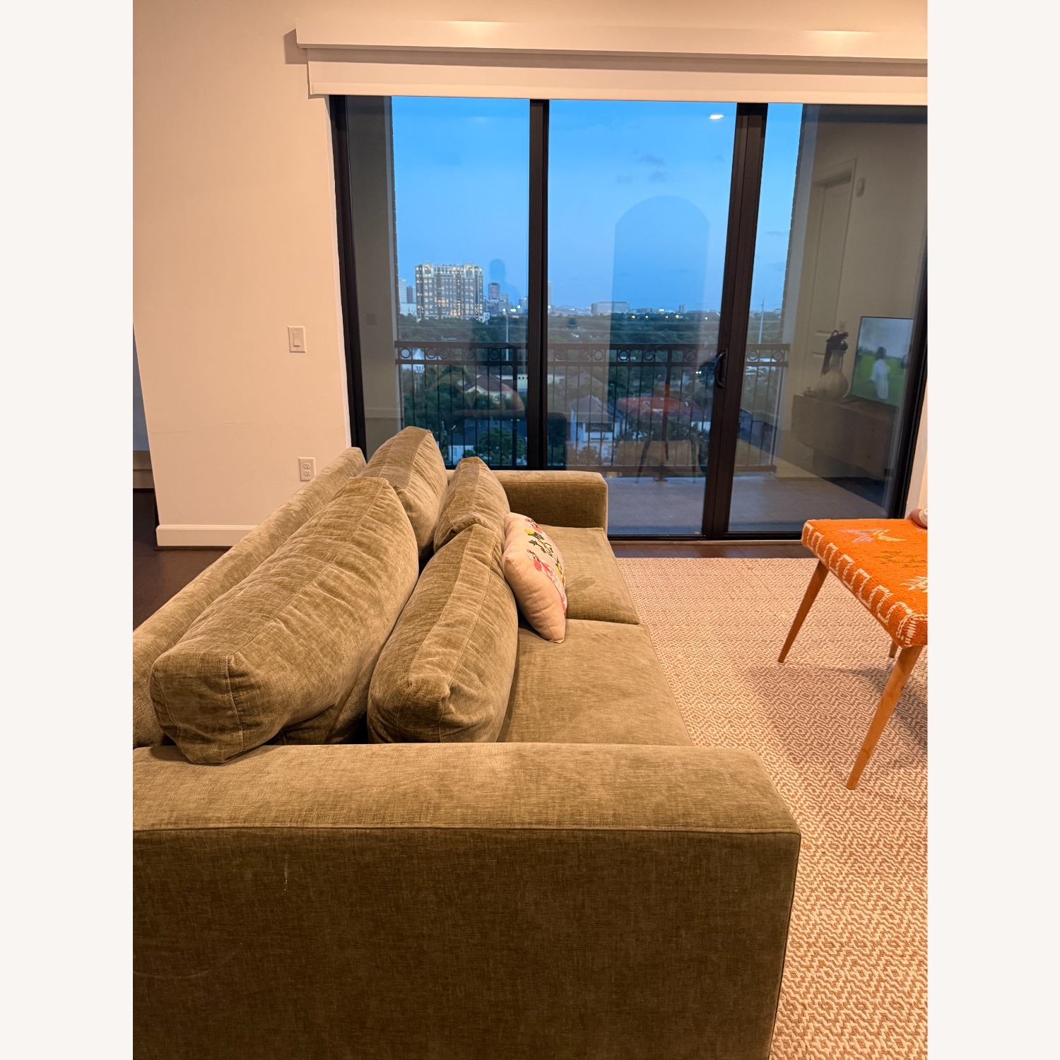 Crate & Barrel Retreat Fabric 3+ Seater Sofa - image-2