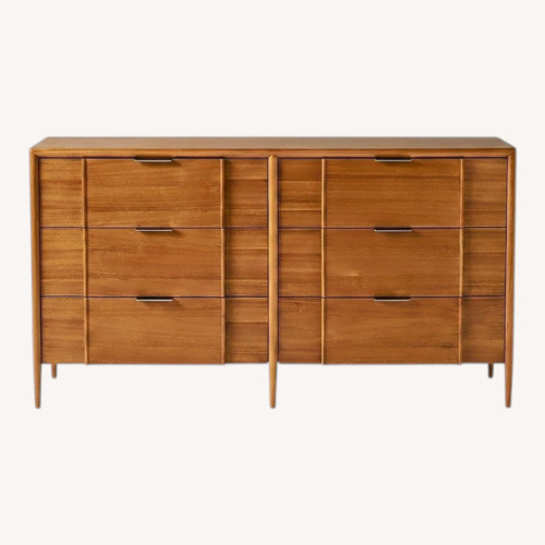 Used Anthropologie Quincy Six-Drawer Dresser (Acorn) for sale on AptDeco