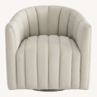 Wayfair Natural Suede Armchair