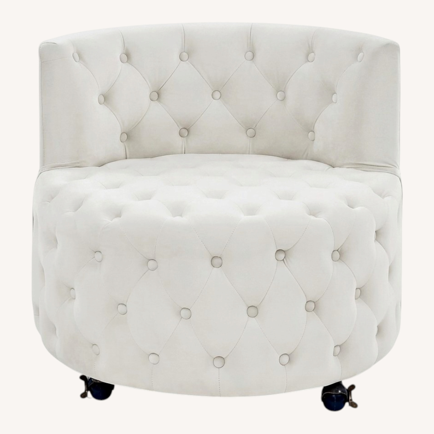 Wayfair Natural Suede Armchair - image-0