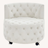 Wayfair Natural Suede Armchair