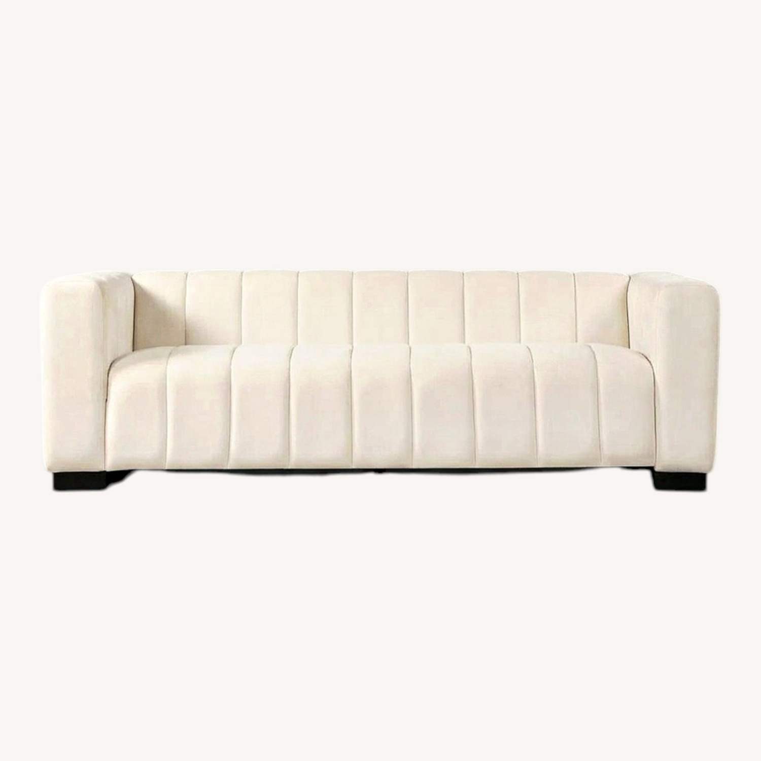 Wayfair Natural Suede 3+ Seater Sofa - image-0