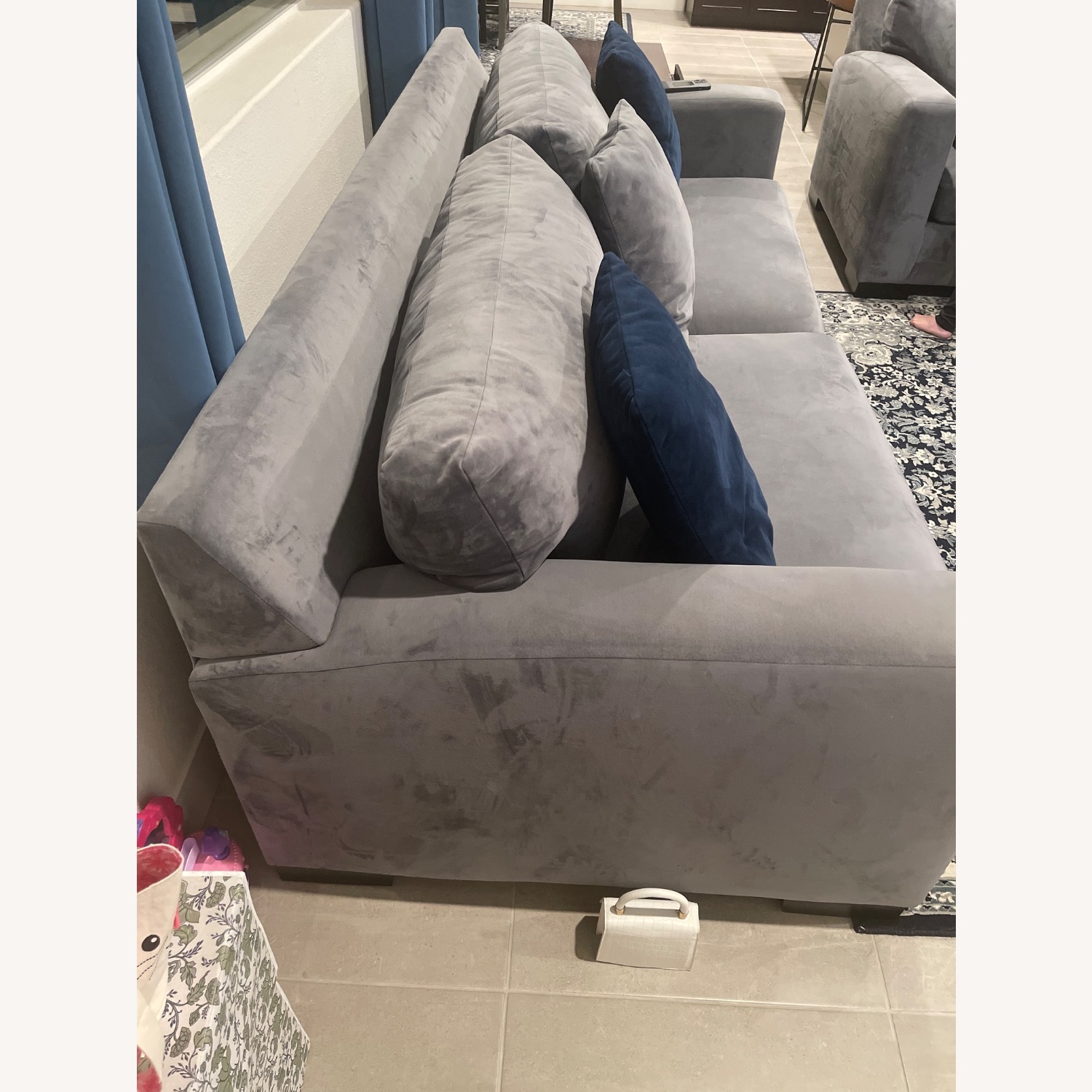 Light Gray 3+ Seater Sofa two of them - image-2