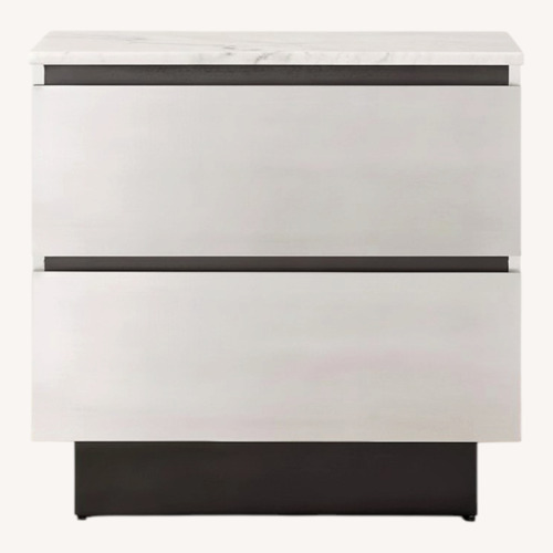 Used CB2 Marble and Aluminum Dresser for sale on AptDeco