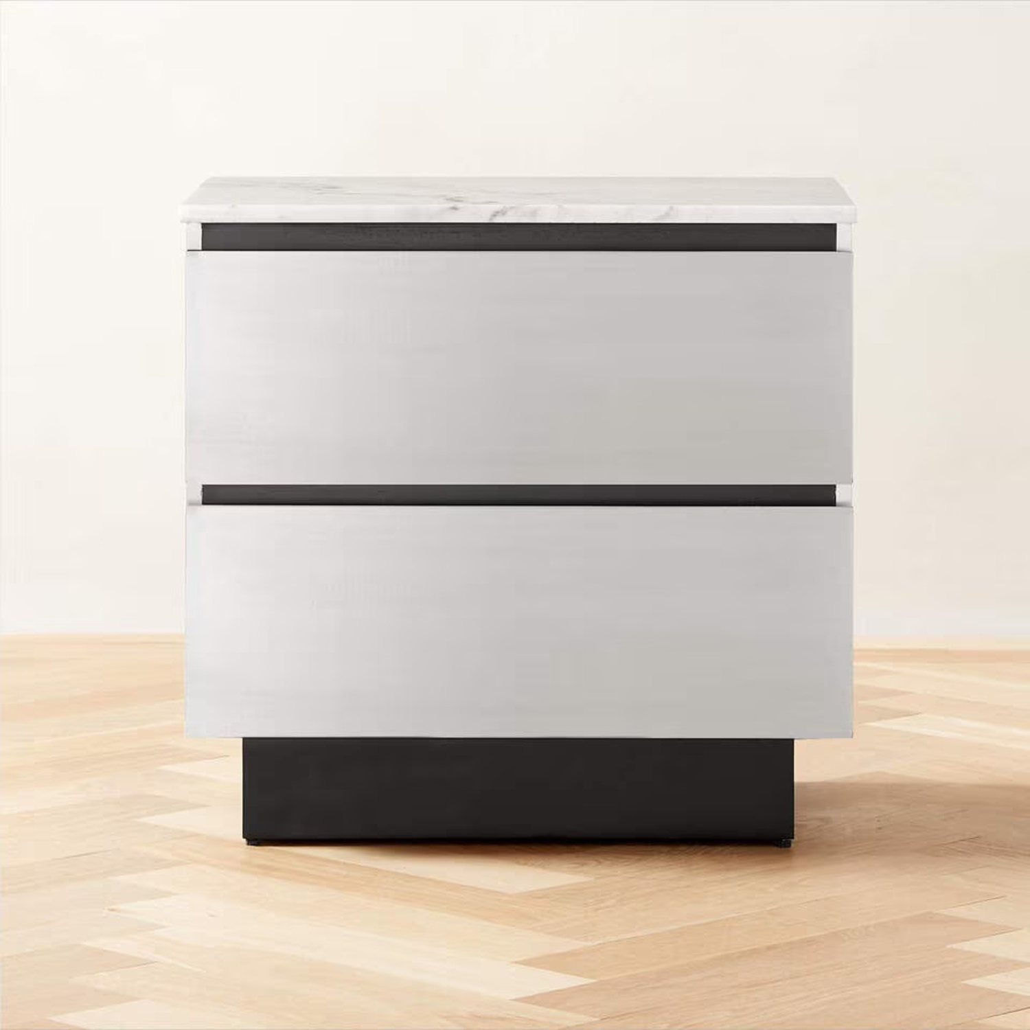 CB2 Marble and Aluminum Dresser - image-6