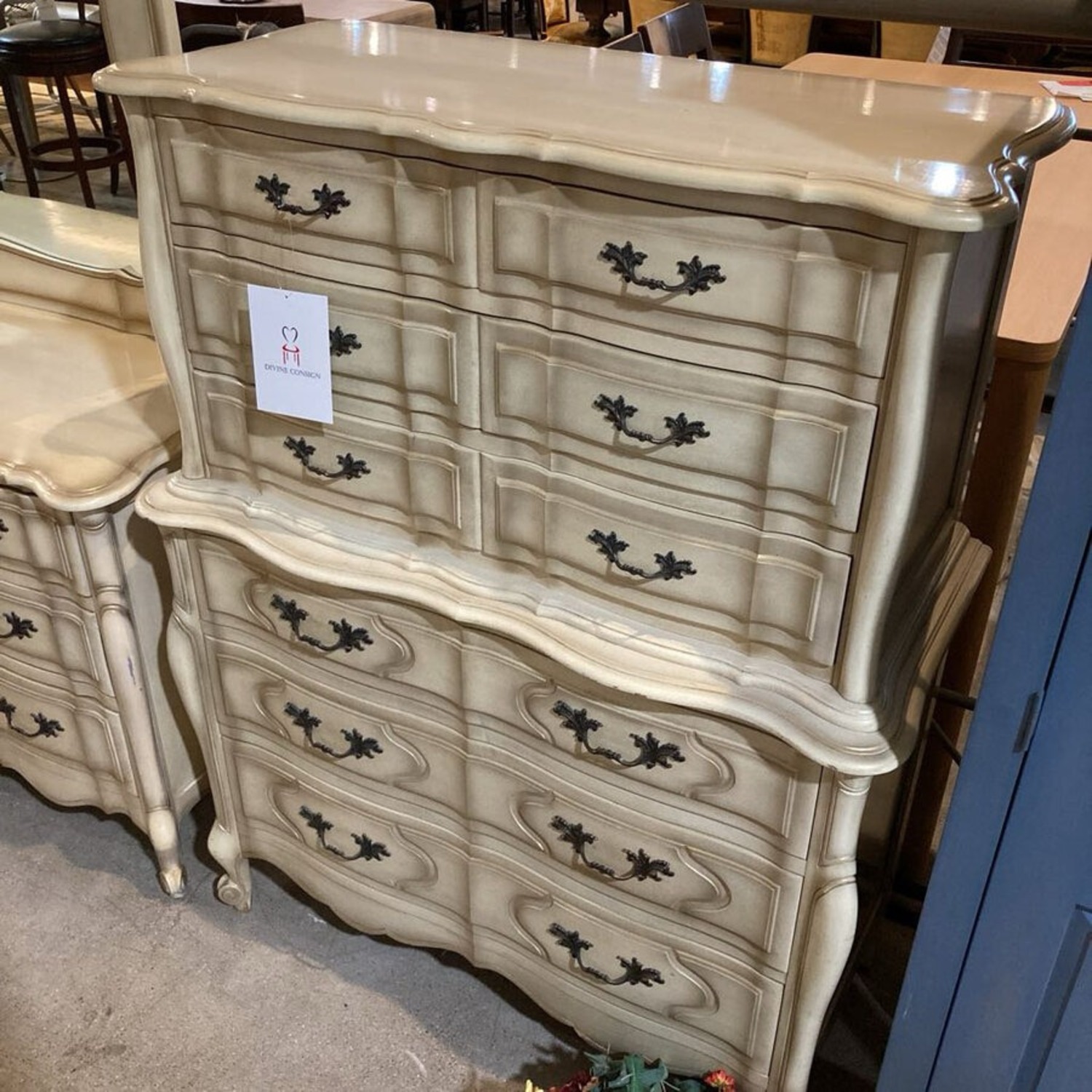 Dauphine Tall French Provincial 6-Drawer Dresser - image-4