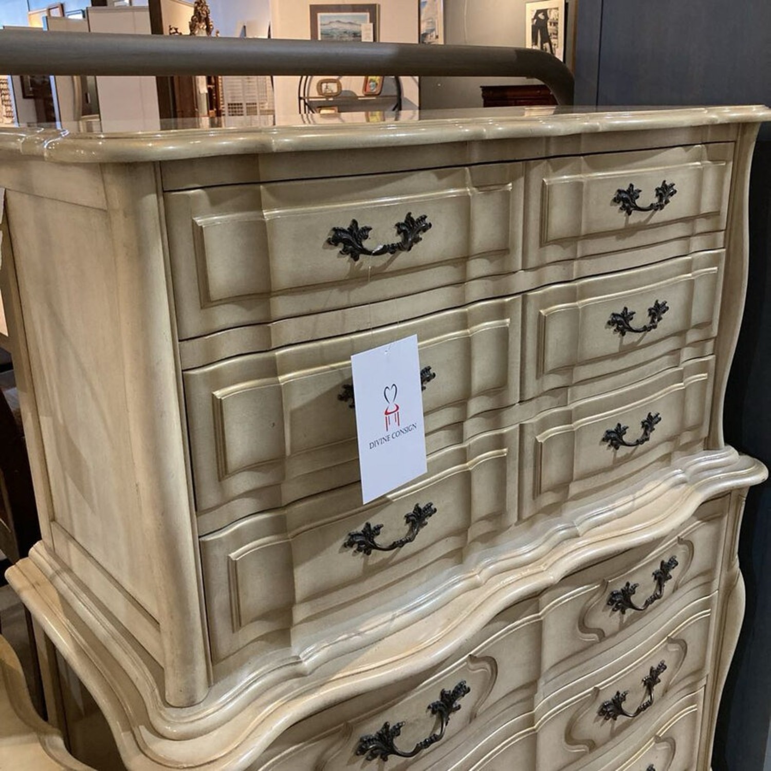 Dauphine Tall French Provincial 6-Drawer Dresser - image-5