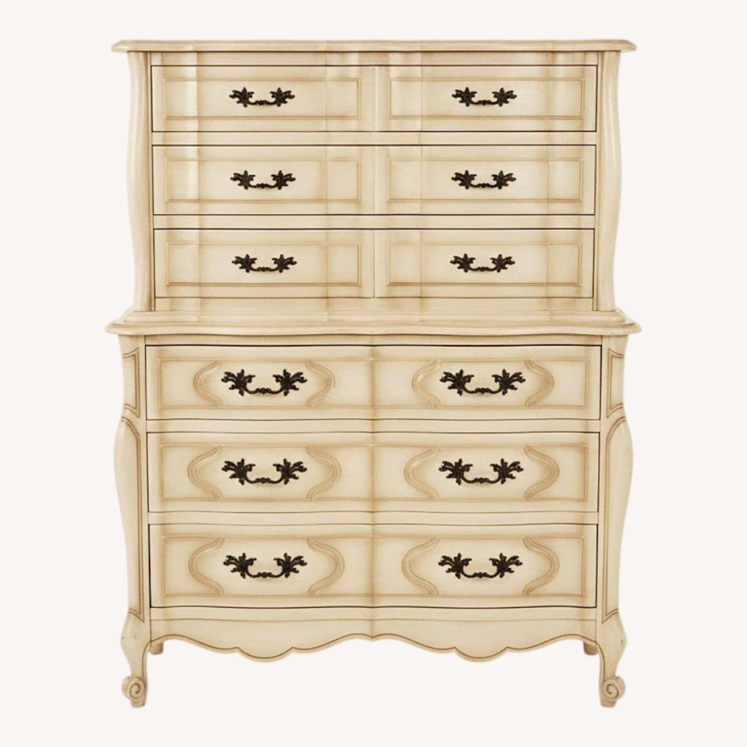 Dauphine Tall French Provincial 6-Drawer Dresser - image-0