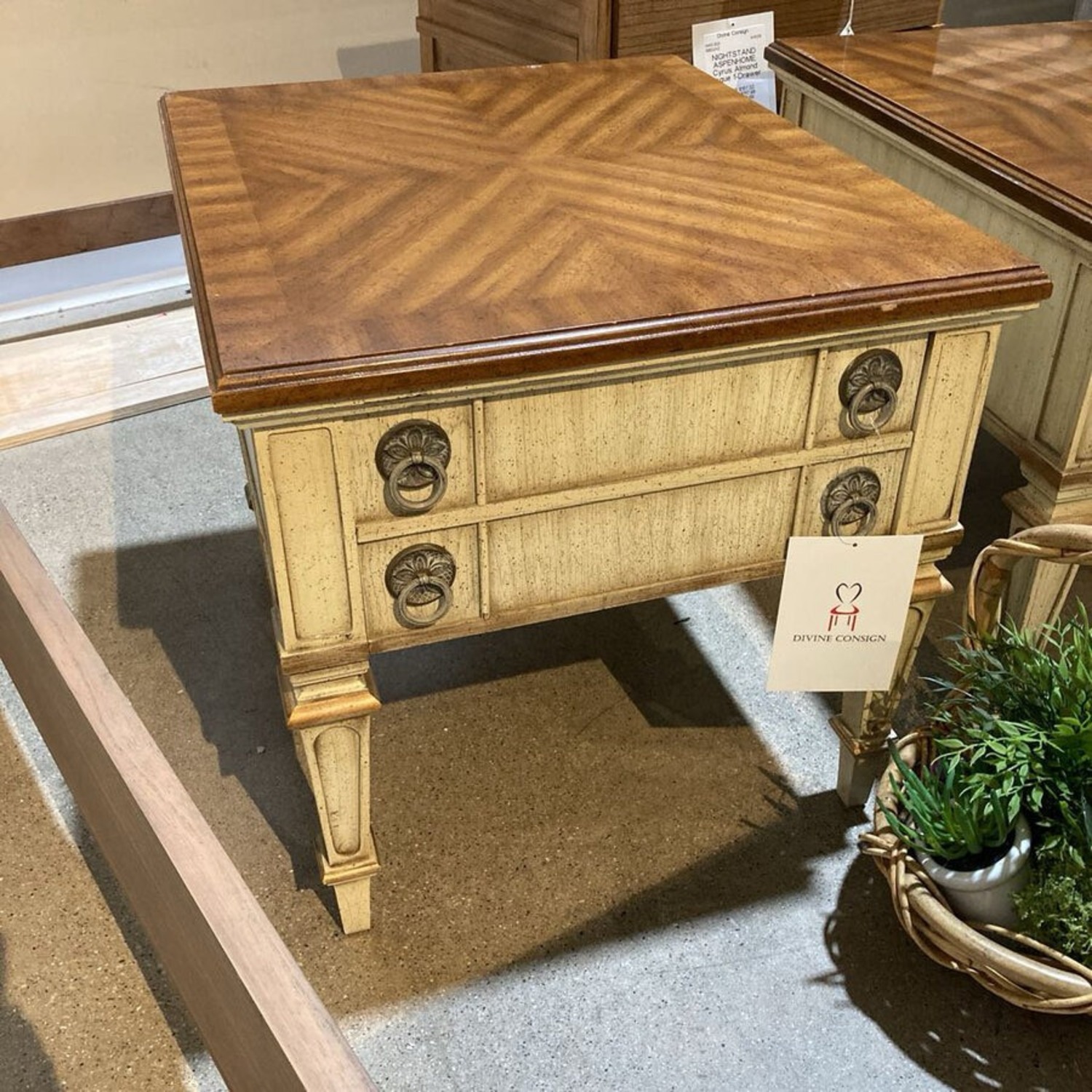 Italian Provincial 1-Drawer Nightstand - image-2