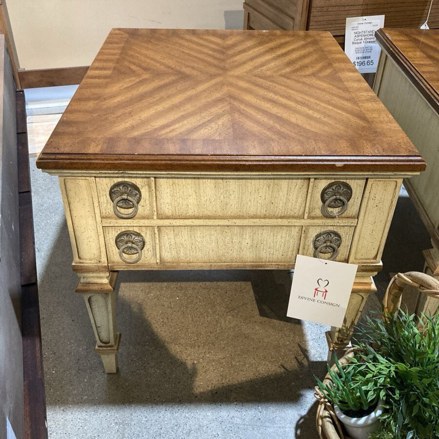 Italian Provincial 1-Drawer Nightstand - image-3