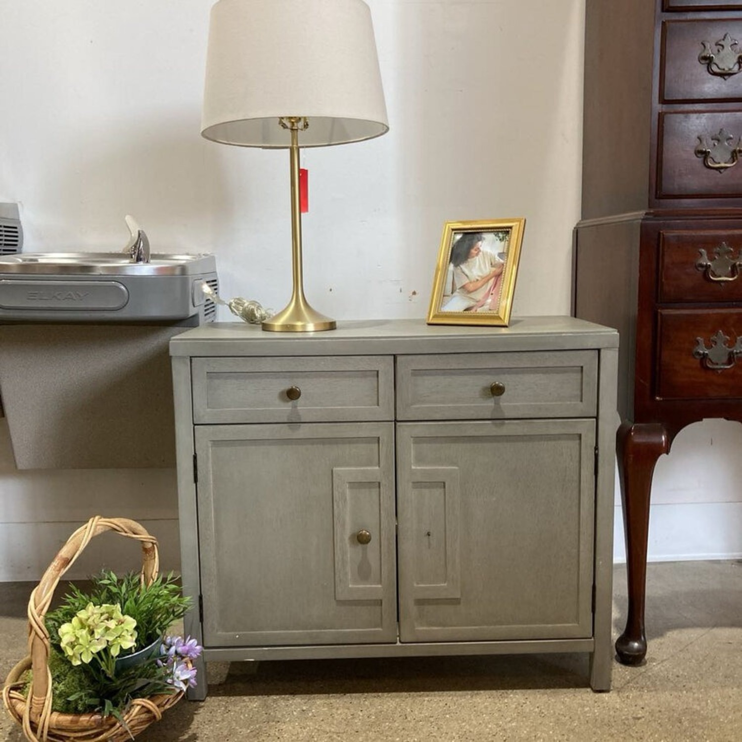 Imperial Console Cabinet Furniture Gray - image-2