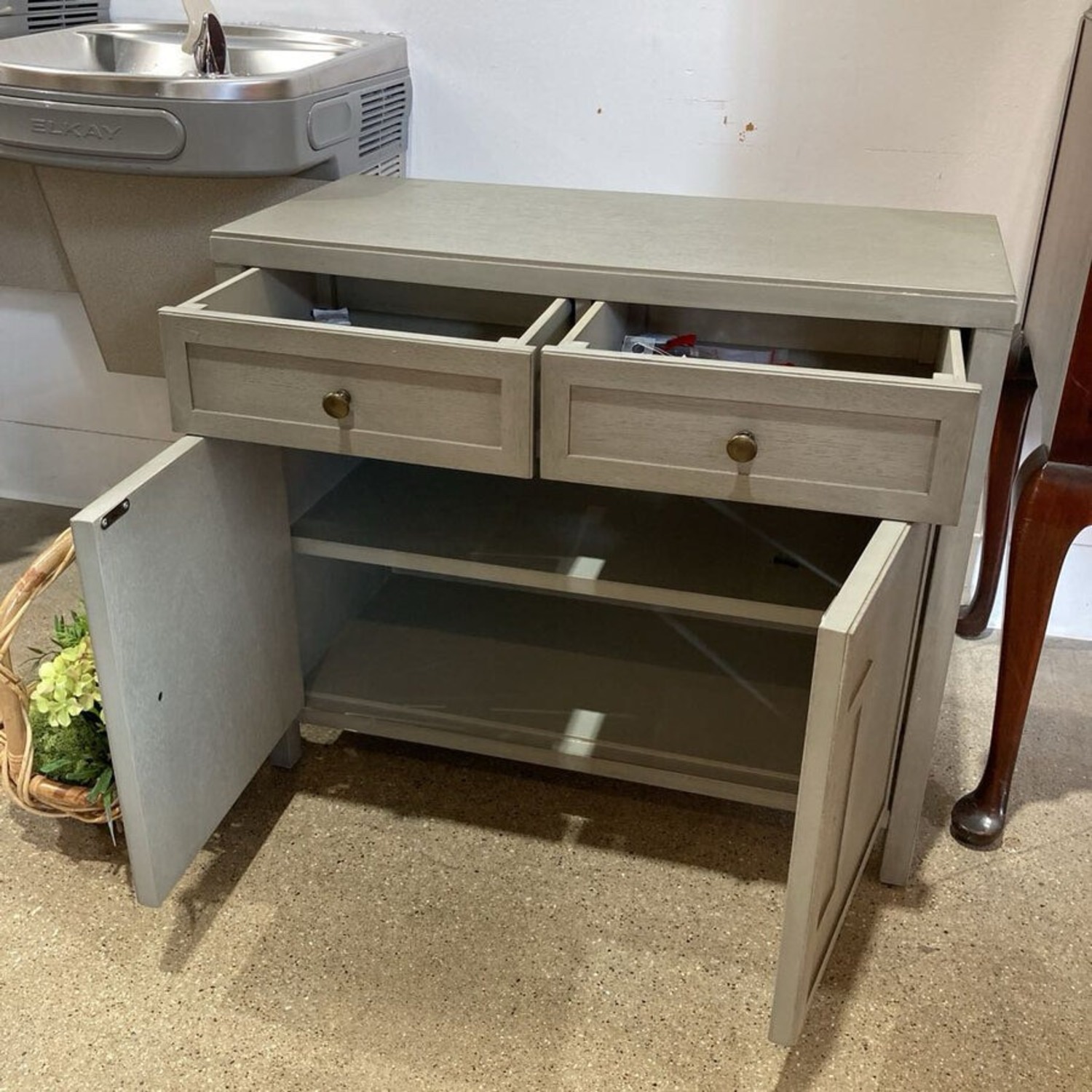 Imperial Console Cabinet Furniture Gray - image-6