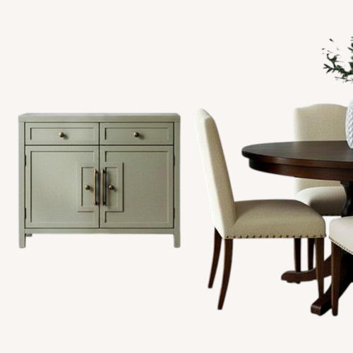 Used Imperial Console Cabinet Furniture Gray for sale on AptDeco