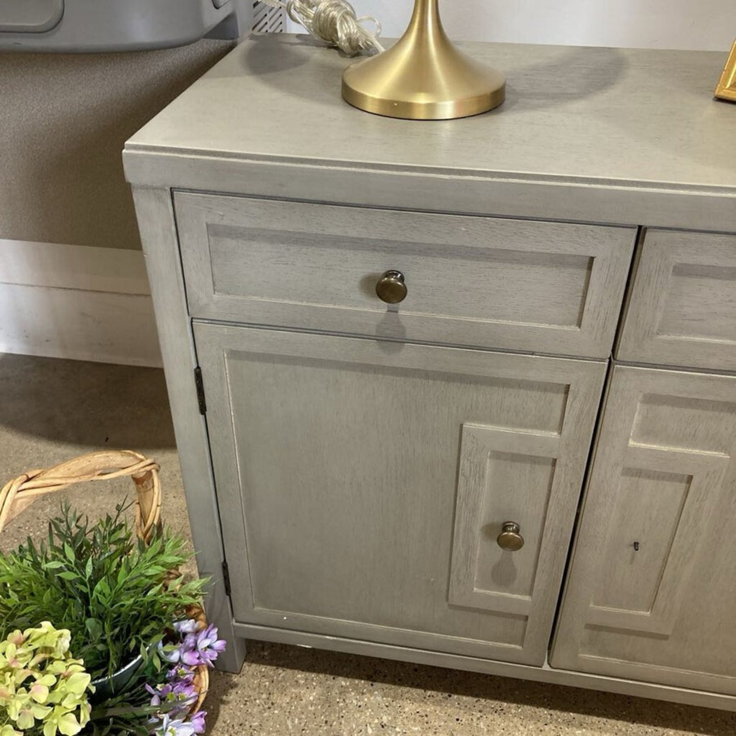 Imperial Console Cabinet Furniture Gray - image-3