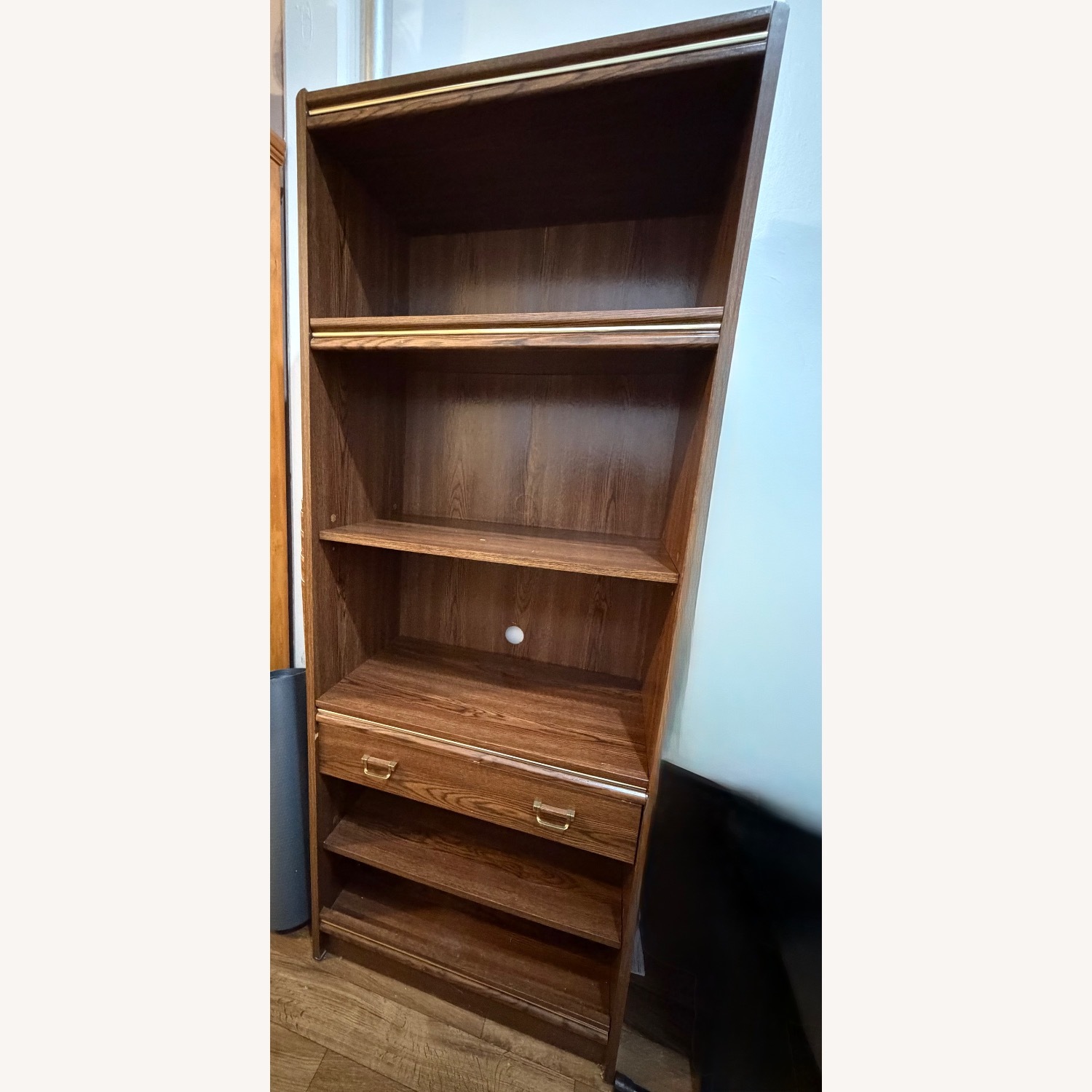 Sturdy Brown Bookshelf - image-1