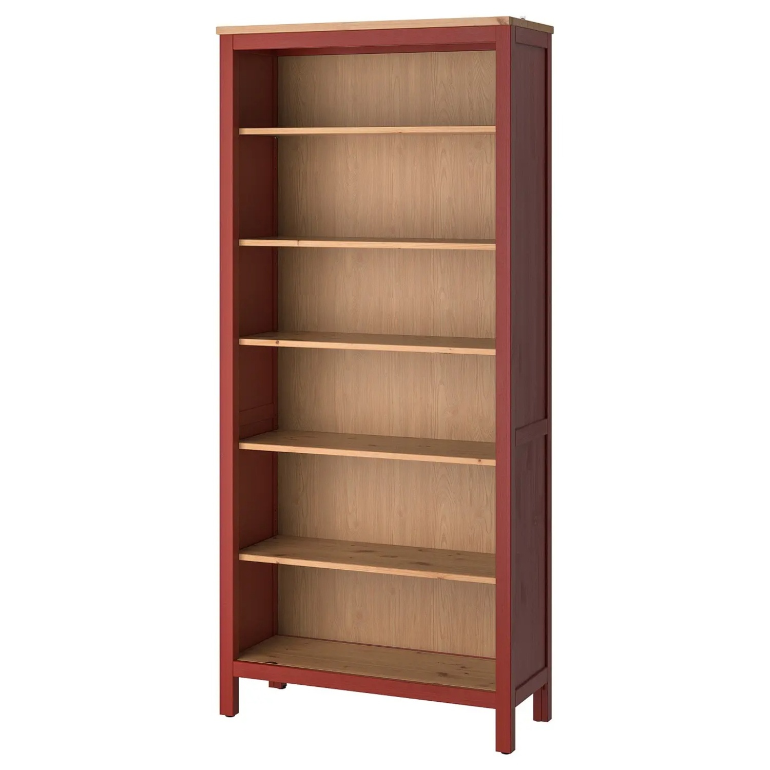 IKEA Hemnes Red Wood Bookcase - image-4