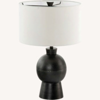 Four Hands Black Ceramic Table Lamps