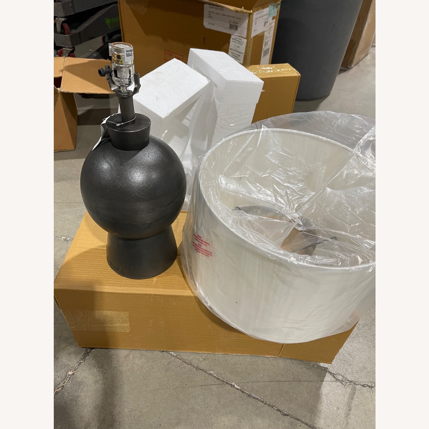 Four Hands Black Ceramic Table Lamps - image-2
